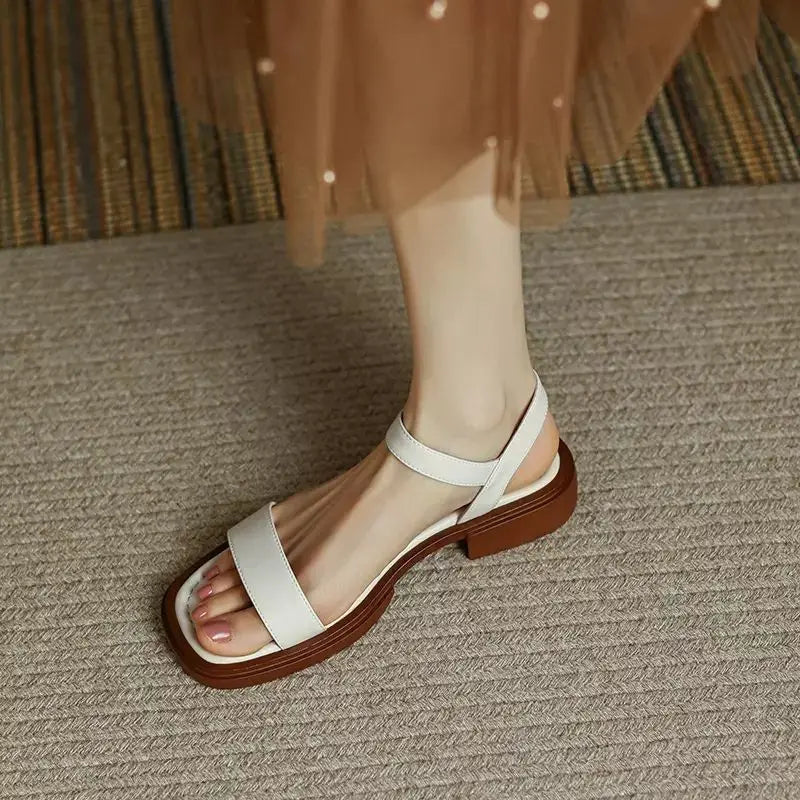 Hélène sandales minimalistes à brides réglables Léonie Varenne vue 6