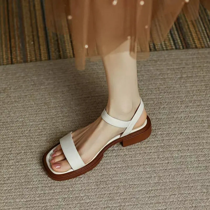 Hélène sandales minimalistes à brides réglables Léonie Varenne vue 6
